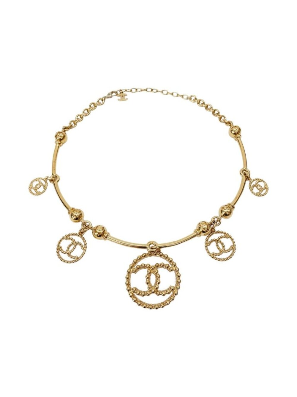 Chanel Choker Necklace Gold
